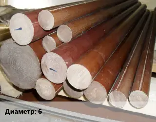 Текстолит стержень 6